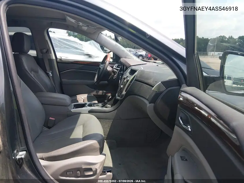 2010 Cadillac Srx Luxury Collection VIN: 3GYFNAEY4AS546918 Lot: 45576352