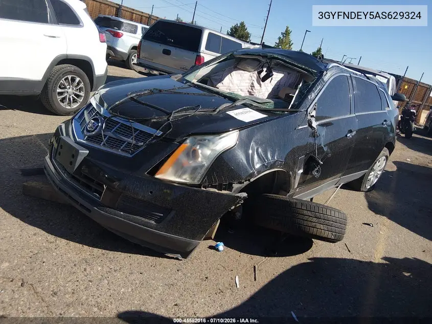 2010 Cadillac Srx Luxury Collection VIN: 3GYFNDEY5AS629324 Lot: 45582016