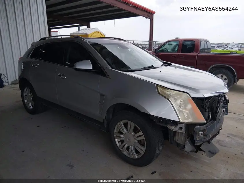 2010 Cadillac Srx Luxury Collection VIN: 3GYFNAEY6AS554244 Lot: 45589794