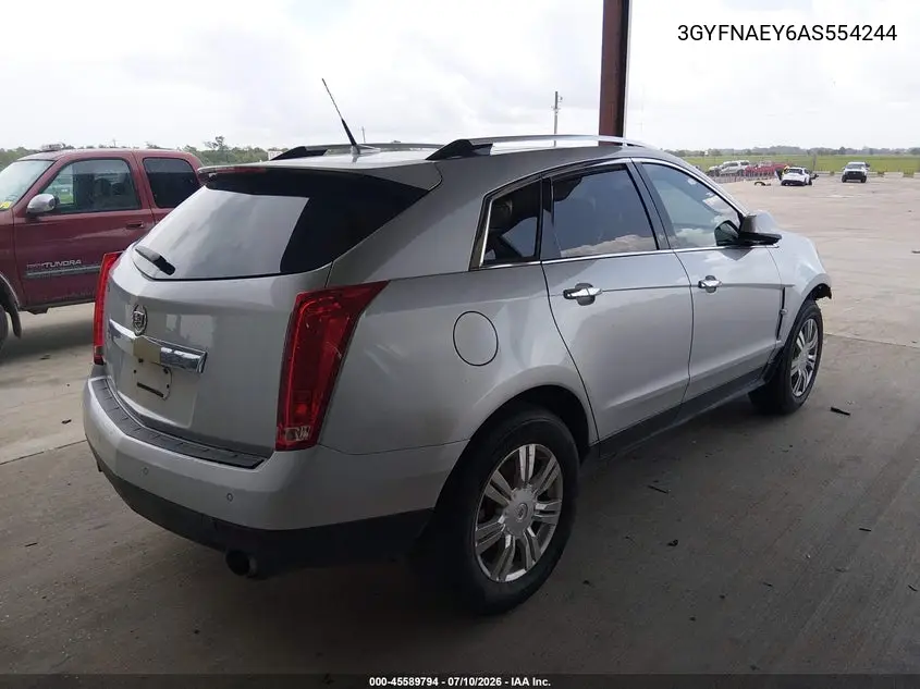 2010 Cadillac Srx Luxury Collection VIN: 3GYFNAEY6AS554244 Lot: 45589794