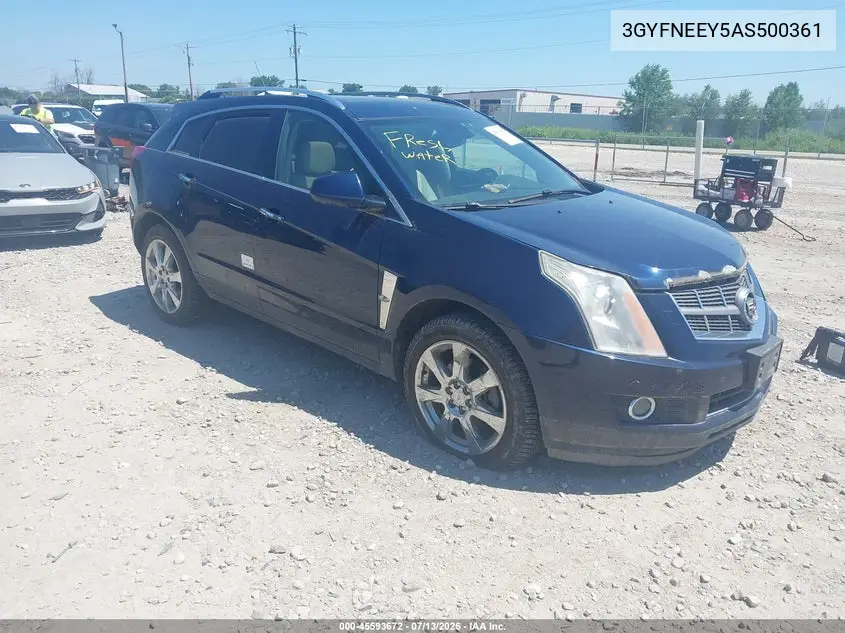 2010 Cadillac Srx Performance Collection VIN: 3GYFNEEY5AS500361 Lot: 45593672