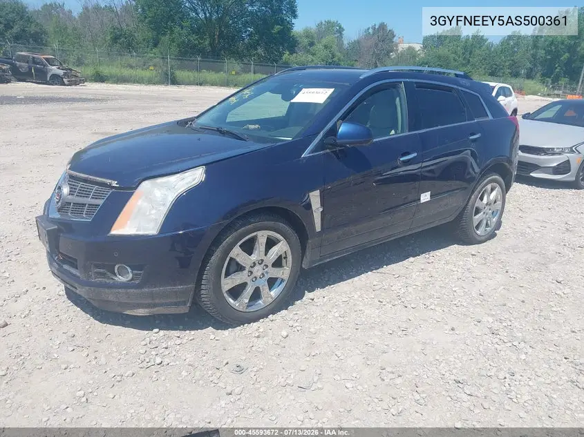 2010 Cadillac Srx Performance Collection VIN: 3GYFNEEY5AS500361 Lot: 45593672