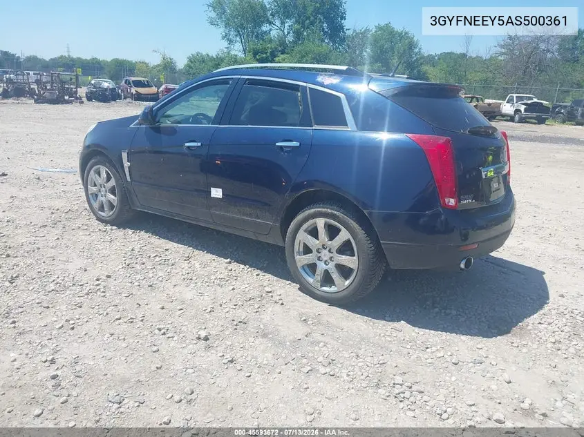 2010 Cadillac Srx Performance Collection VIN: 3GYFNEEY5AS500361 Lot: 45593672