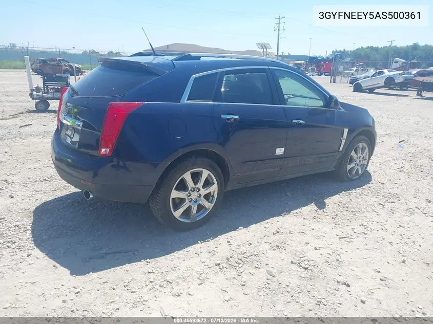 2010 Cadillac Srx Performance Collection VIN: 3GYFNEEY5AS500361 Lot: 45593672