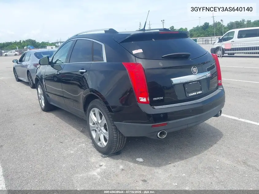 2010 Cadillac Srx Premium Collection VIN: 3GYFNCEY3AS640140 Lot: 45639544