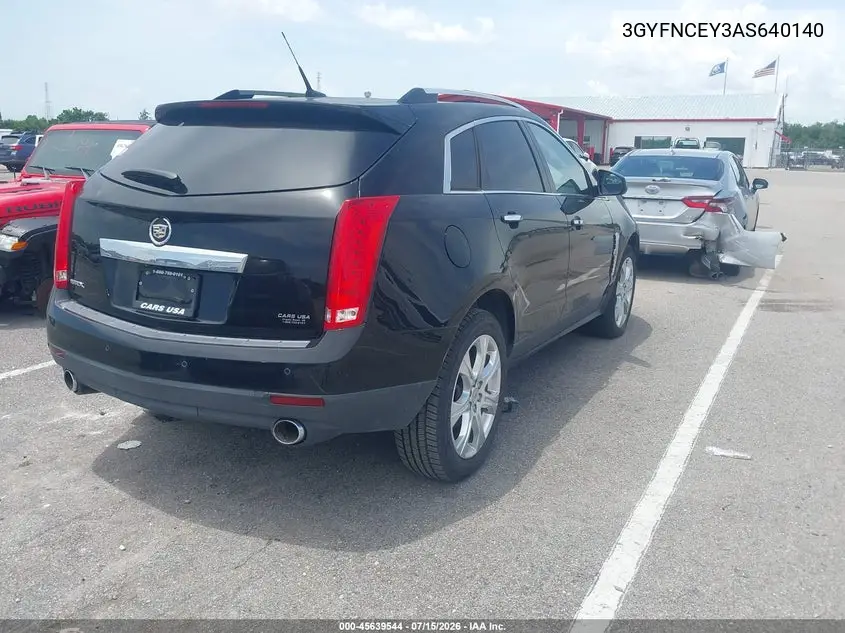 2010 Cadillac Srx Premium Collection VIN: 3GYFNCEY3AS640140 Lot: 45639544