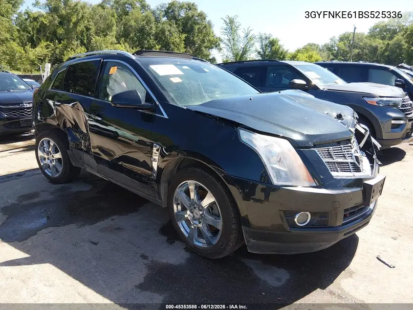 2011 Cadillac Srx Turbo Premium VIN: 3GYFNKE61BS525336 Lot: 45353586