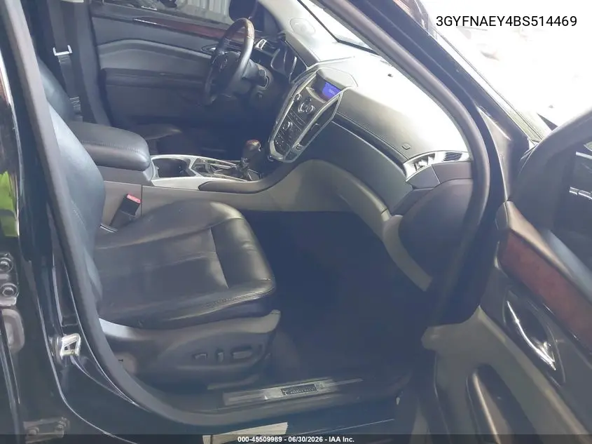 2011 Cadillac Srx Luxury Collection VIN: 3GYFNAEY4BS514469 Lot: 45509989