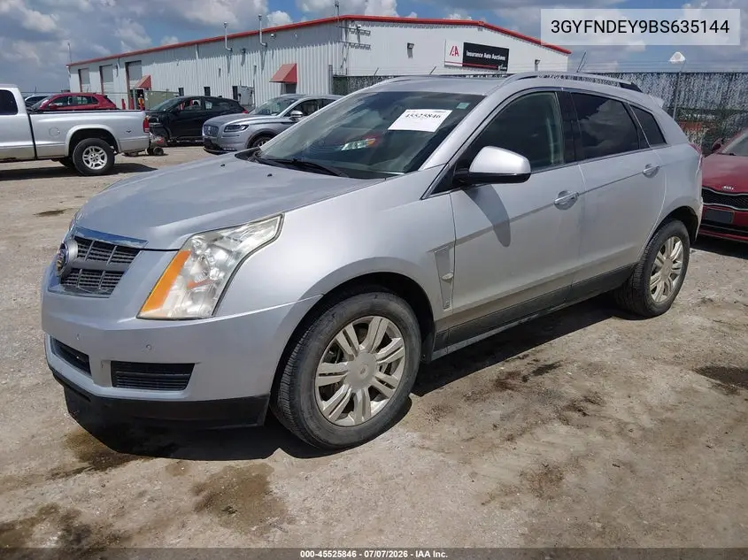 2011 Cadillac Srx Luxury Collection VIN: 3GYFNDEY9BS635144 Lot: 45525846