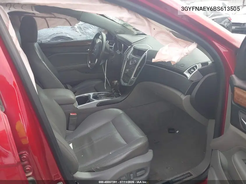 2011 Cadillac Srx Luxury Collection VIN: 3GYFNAEY6BS613505 Lot: 45557291