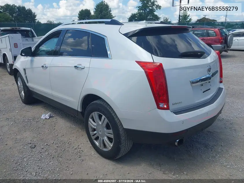 2011 Cadillac Srx Luxury Collection VIN: 3GYFNAEY6BS555279 Lot: 45592597