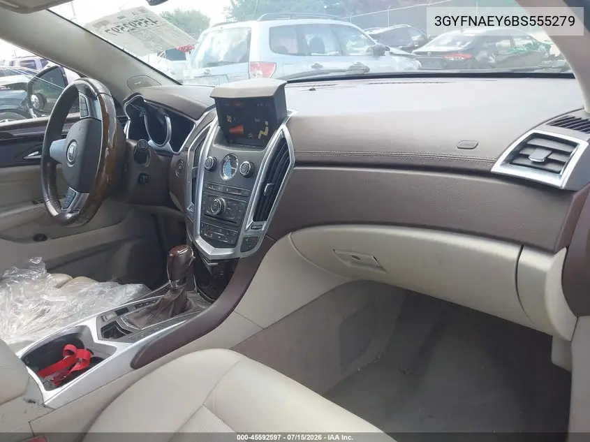 2011 Cadillac Srx Luxury Collection VIN: 3GYFNAEY6BS555279 Lot: 45592597