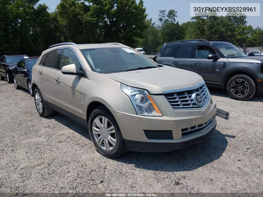2011 Cadillac Srx Luxury Collection VIN: 3GYFNDEYXBS528961 Lot: 45614628