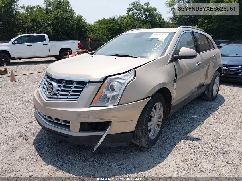 2011 Cadillac Srx Luxury Collection VIN: 3GYFNDEYXBS528961 Lot: 45614628