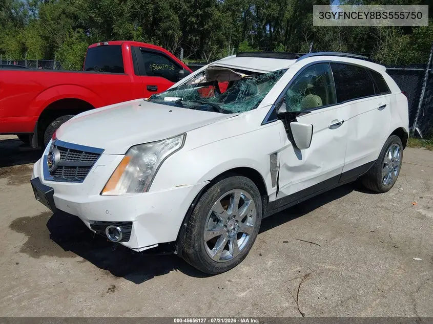 2011 Cadillac Srx Premium Collection VIN: 3GYFNCEY8BS555750 Lot: 45656127