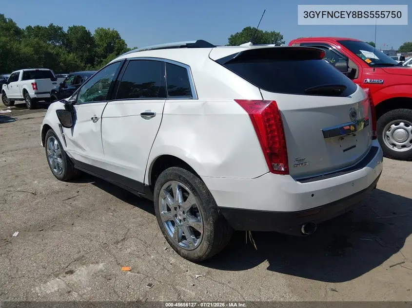 2011 Cadillac Srx Premium Collection VIN: 3GYFNCEY8BS555750 Lot: 45656127