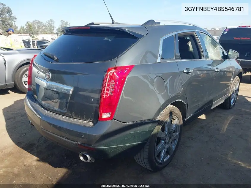 2011 Cadillac Srx Performance Collection VIN: 3GYFNBEY4BS546781 Lot: 45669555