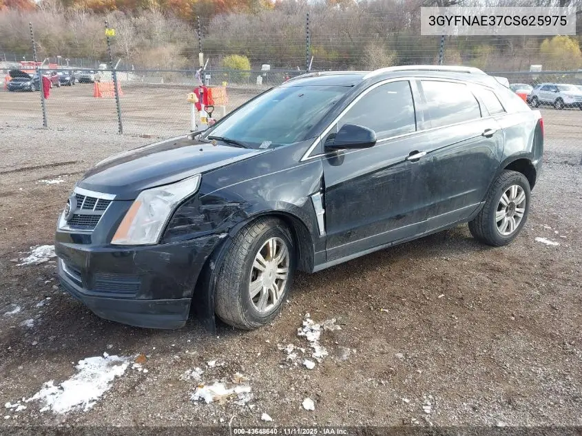 3GYFNAE37CS625975 2012 Cadillac Srx Luxury Collection