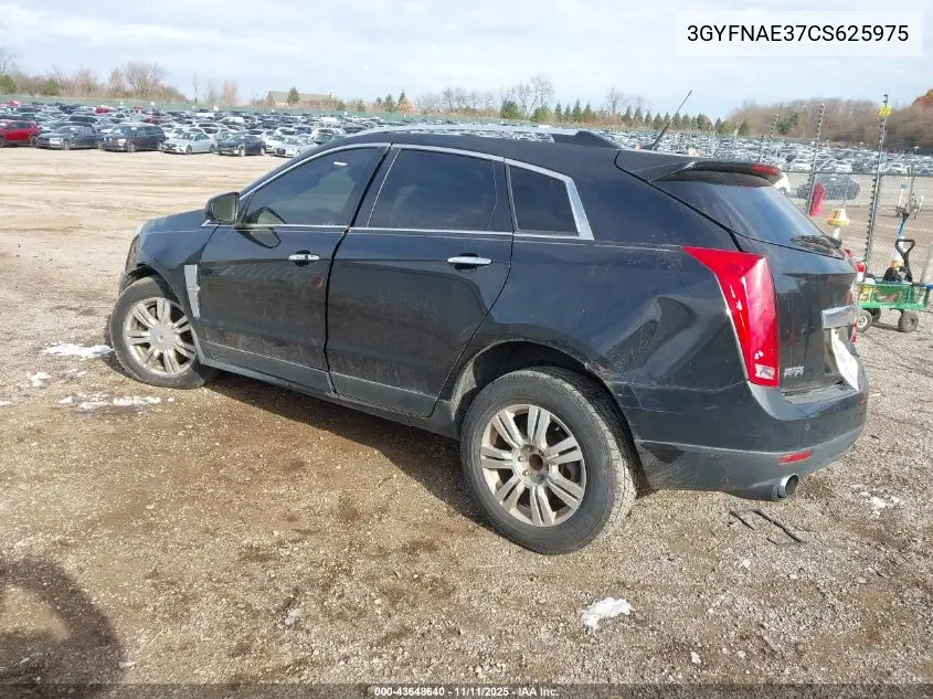 3GYFNAE37CS625975 2012 Cadillac Srx Luxury Collection