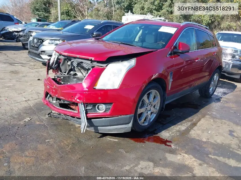 3GYFNBE34CS518291 2012 Cadillac Srx Performance Collection