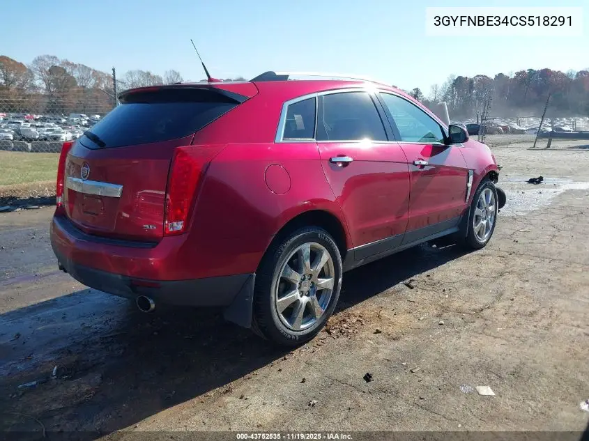 3GYFNBE34CS518291 2012 Cadillac Srx Performance Collection