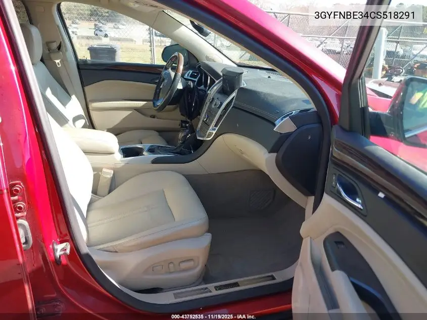 3GYFNBE34CS518291 2012 Cadillac Srx Performance Collection