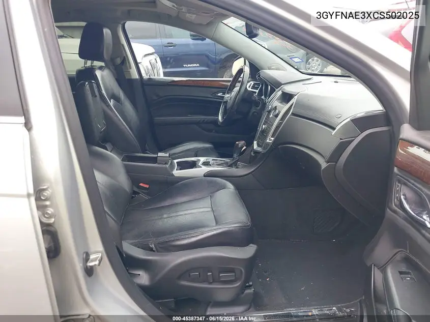 2012 Cadillac Srx Luxury Collection VIN: 3GYFNAE3XCS502025 Lot: 45387347