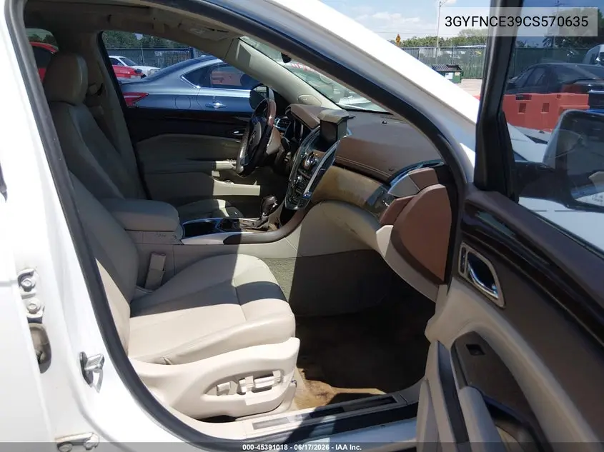 2012 Cadillac Srx Premium Collection VIN: 3GYFNCE39CS570635 Lot: 45391018
