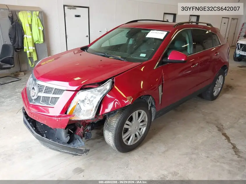 2012 Cadillac Srx Standard VIN: 3GYFNGE32CS642007 Lot: 45502288
