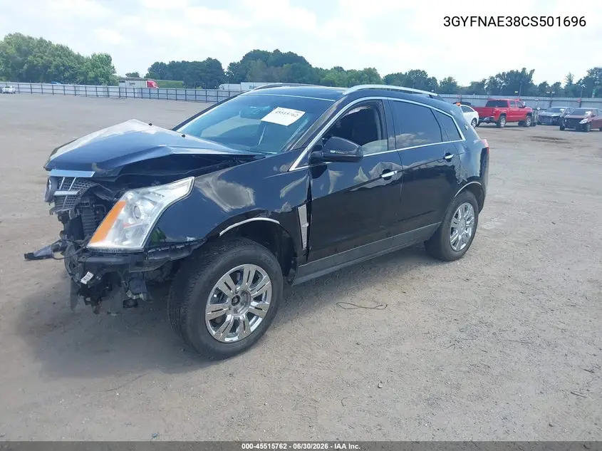 2012 Cadillac Srx Luxury Collection VIN: 3GYFNAE38CS501696 Lot: 45515762