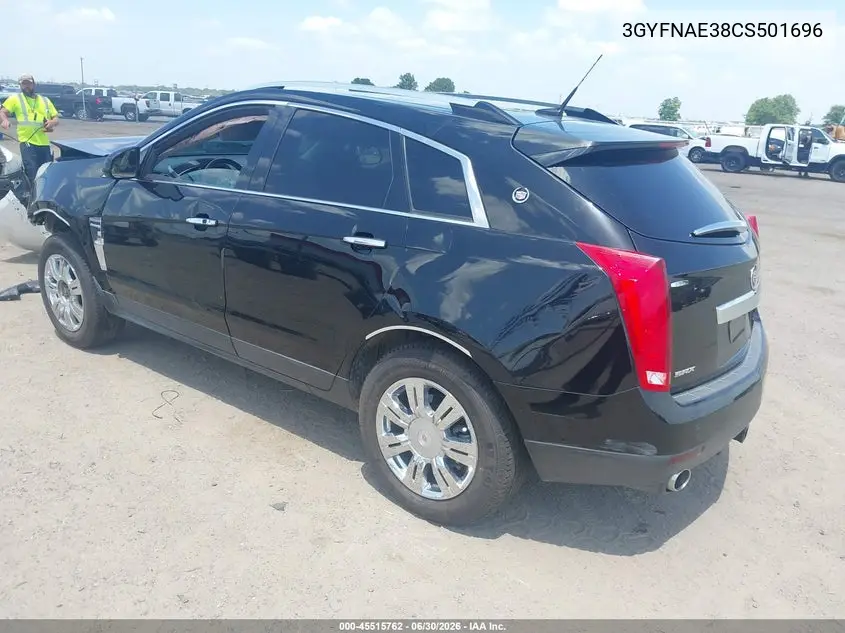 2012 Cadillac Srx Luxury Collection VIN: 3GYFNAE38CS501696 Lot: 45515762