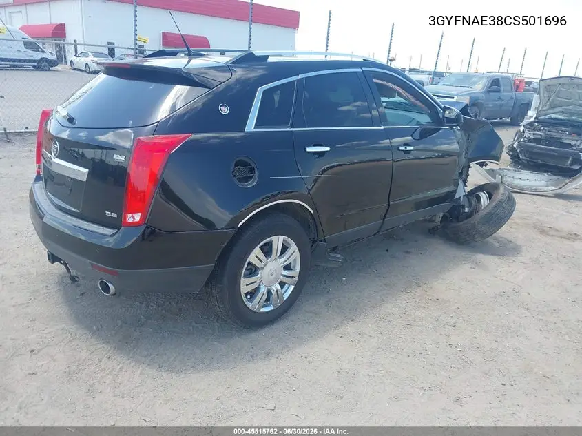 2012 Cadillac Srx Luxury Collection VIN: 3GYFNAE38CS501696 Lot: 45515762