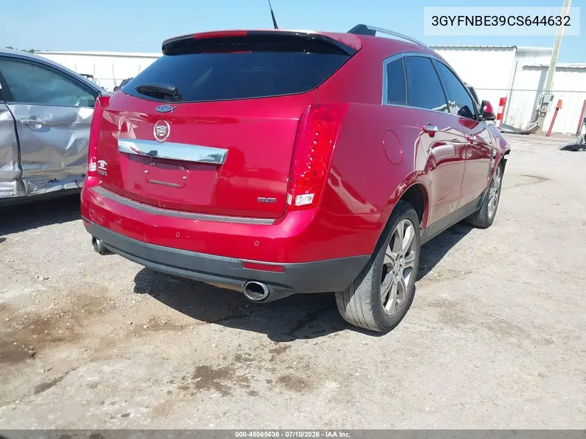 2012 Cadillac Srx Performance Collection VIN: 3GYFNBE39CS644632 Lot: 45565636
