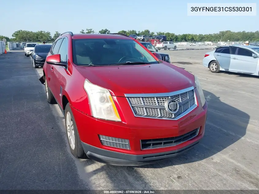 2012 Cadillac Srx Standard VIN: 3GYFNGE31CS530301 Lot: 45581862