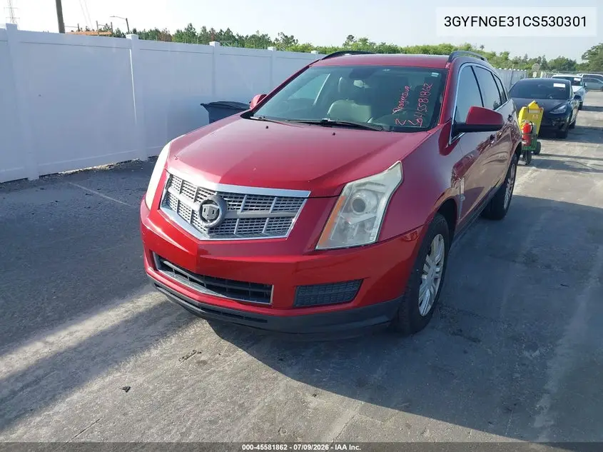 2012 Cadillac Srx Standard VIN: 3GYFNGE31CS530301 Lot: 45581862