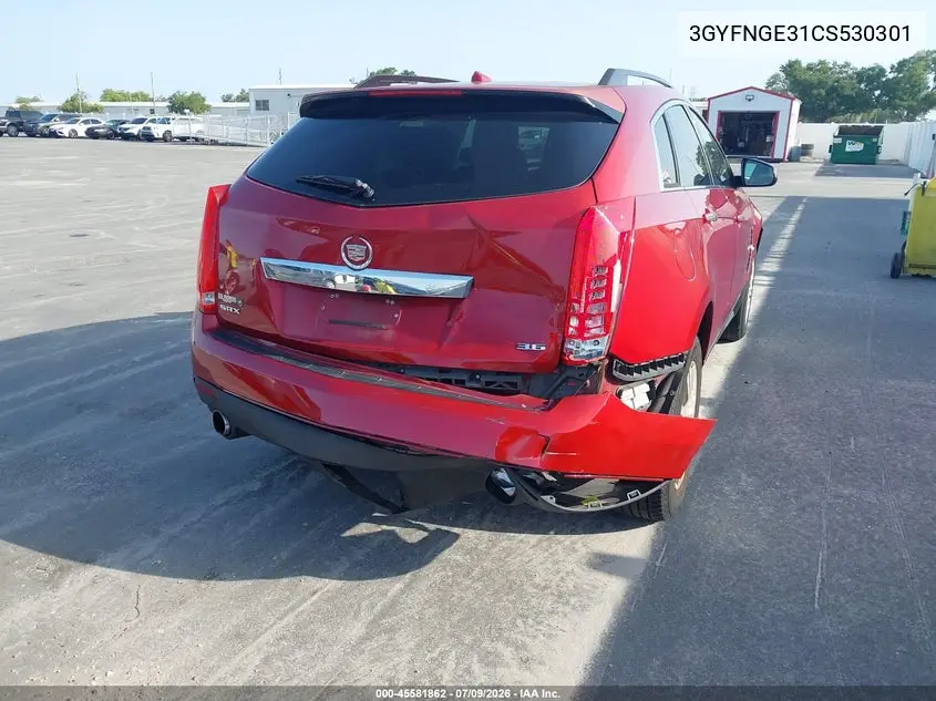 2012 Cadillac Srx Standard VIN: 3GYFNGE31CS530301 Lot: 45581862