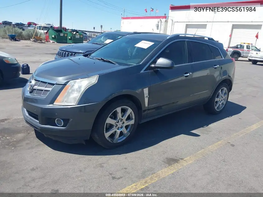 2012 Cadillac Srx Premium Collection VIN: 3GYFNFE39CS561984 Lot: 45588959