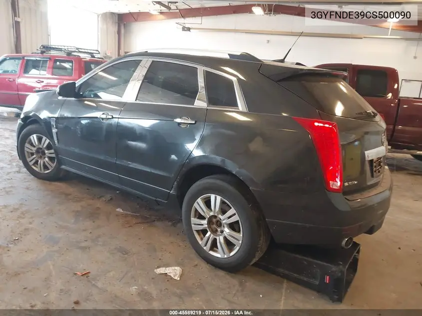 2012 Cadillac Srx Luxury Collection VIN: 3GYFNDE39CS500090 Lot: 45589219