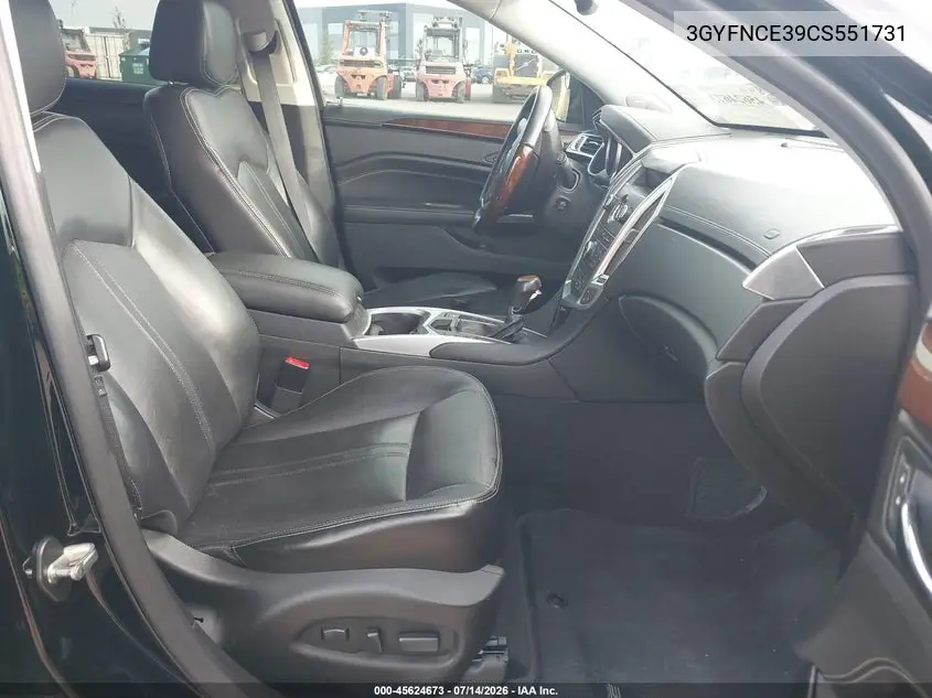 2012 Cadillac Srx Premium Collection VIN: 3GYFNCE39CS551731 Lot: 45624673