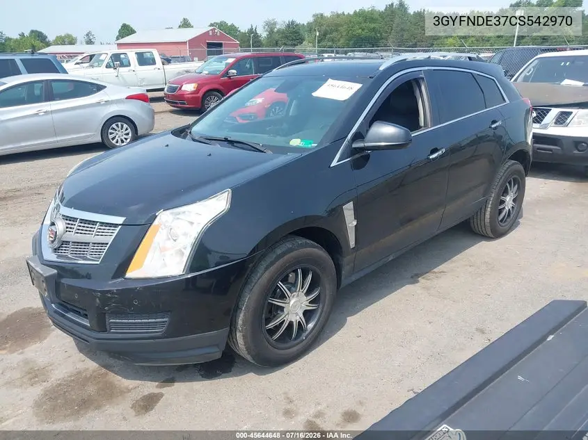 2012 Cadillac Srx Luxury Collection VIN: 3GYFNDE37CS542970 Lot: 45644648