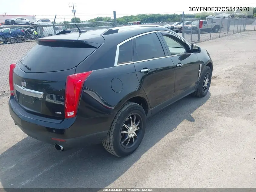 2012 Cadillac Srx Luxury Collection VIN: 3GYFNDE37CS542970 Lot: 45644648