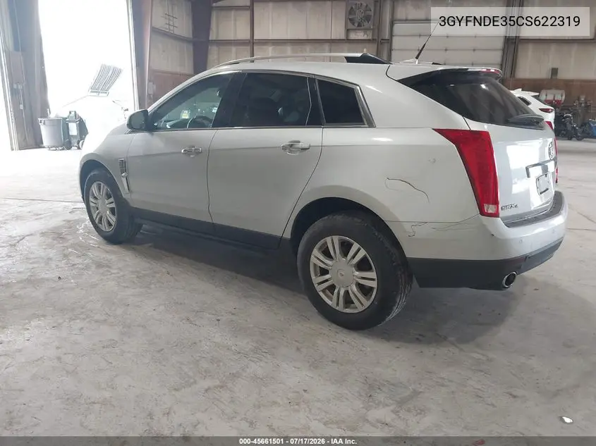 2012 Cadillac Srx Luxury Collection VIN: 3GYFNDE35CS622319 Lot: 45661501