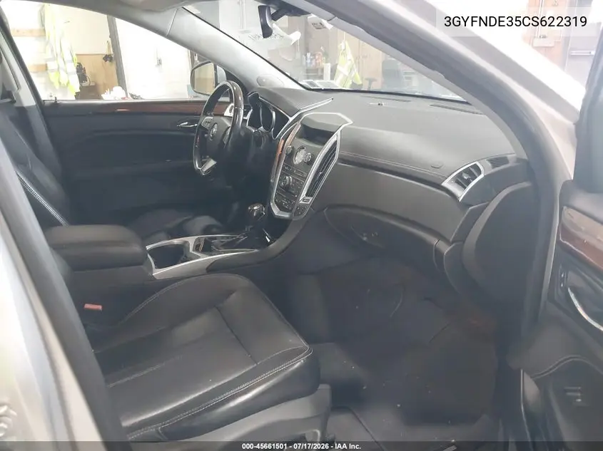 2012 Cadillac Srx Luxury Collection VIN: 3GYFNDE35CS622319 Lot: 45661501