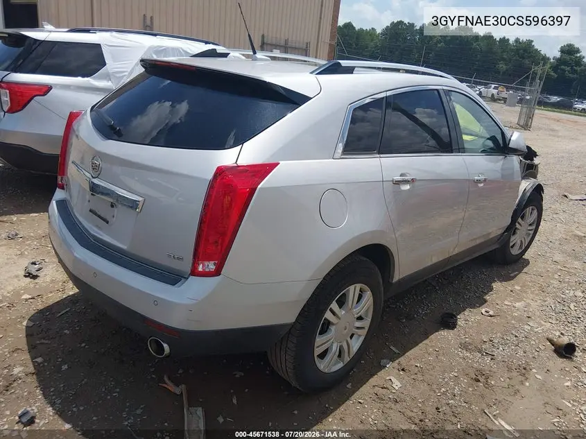 2012 Cadillac Srx Luxury Collection VIN: 3GYFNAE30CS596397 Lot: 45671538
