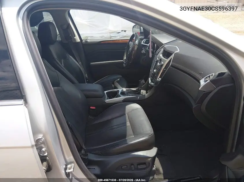 2012 Cadillac Srx Luxury Collection VIN: 3GYFNAE30CS596397 Lot: 45671538