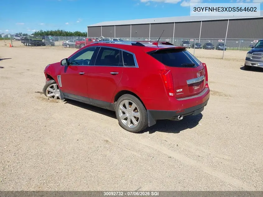 2013 Cadillac Srx Performance Collection VIN: 3GYFNHE3XDS564602 Lot: 30092732