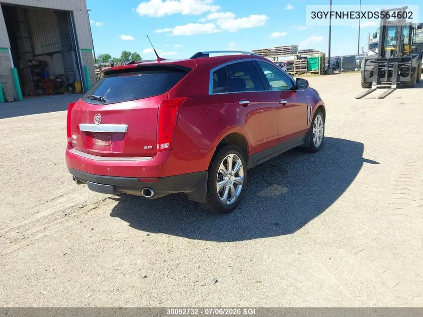 2013 Cadillac Srx Performance Collection VIN: 3GYFNHE3XDS564602 Lot: 30092732