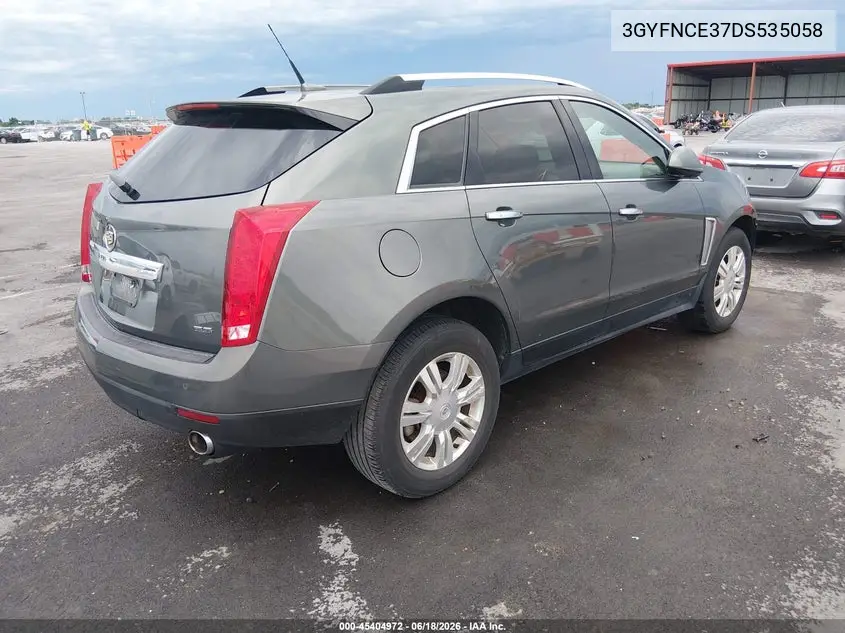 2013 Cadillac Srx Luxury Collection VIN: 3GYFNCE37DS535058 Lot: 45404972