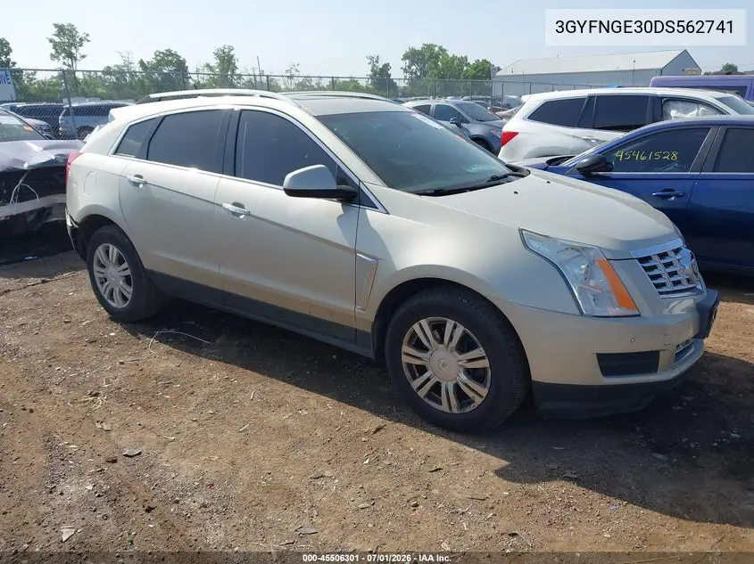 2013 Cadillac Srx Luxury Collection VIN: 3GYFNGE30DS562741 Lot: 45506301