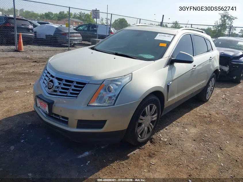 2013 Cadillac Srx Luxury Collection VIN: 3GYFNGE30DS562741 Lot: 45506301